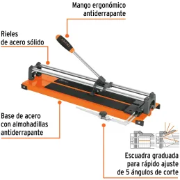 Cortador de Mayolica 41cm Cuchilla Recubrimiento Titanio, Truper CAZ-40 12929 Truper-Cortador de Mayolica 41cm Cuchilla Recubrim