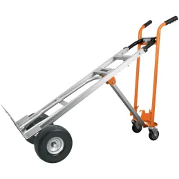 Carreta de Carga 350kg Convertible Aluminio Robusto 3en1 Diablo, Truper 16188 Truper-Carreta de Carga 350kg Convertible Aluminio