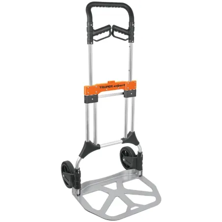 Carreta de Carga 200kg Plegable Ruedas TPR Mango Telescopico Aluminio Diablo, Truper 14090 Truper-Carreta de Carga 200kg Plegabl