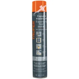 Espuma Expansiva Poliuretano 750ml Multiusos Ailan Sellan, Truper 15305 Truper-Espuma Expansiva Poliuretano 750ml Multiusos Aila