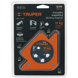 Escuadras Magneticas 3" para Soldar Alinear Marcar, Truper 12119 Truper-Escuadras Magneticas 3" para Soldar Alinear Marcar, Trup