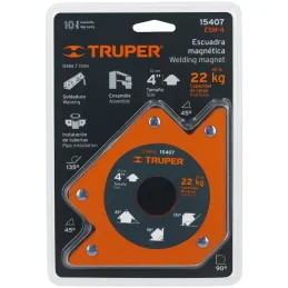 Escuadras Magneticas 4" para Soldar Alinear Marcar, Truper 15407 Truper-Escuadras Magneticas 4" para Soldar Alinear Marcar, Trup