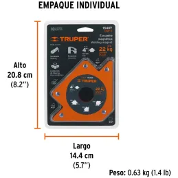 Escuadras Magneticas 4" para Soldar Alinear Marcar, Truper 15407 Truper-Escuadras Magneticas 4" para Soldar Alinear Marcar, Trup
