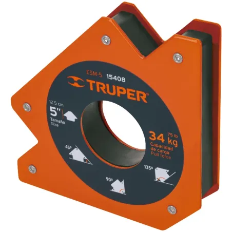 Escuadras Magneticas 5" para Soldar Alinear Marcar, Truper 15408 Truper-Escuadras Magneticas 5" para Soldar Alinear Marcar, Trup
