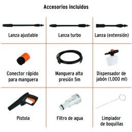 Hidrolavadoras electrica 1500PSI 1400W 220V Truper 102095 Truper-Hidrolavadoras electrica 1500PSI 1400W 220V Truper 102095 Siste