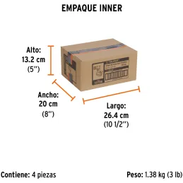 Linternas para Bicicleta 100lm Delantera y Trasera 5AAA, Truper 16798 Truper-Linternas para Bicicleta 100lm Delantera y Trasera 