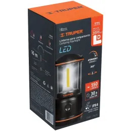 Linternas Led de Campamento 550lm 16m Tipo Farol Pilas3D Truper 10760 Truper-Linternas Led de Campamento 550lm 16m Tipo Farol Pi