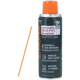 Lubricantes Seco Anticorrosivo Aerosol 240ml Herramientas Engranes Brocas Plastico, Truper WT-240TE 101977 Truper-Lubricantes Se