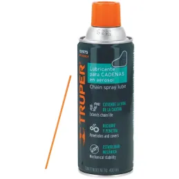 Grasa para Cadena Aerosol 400ml 14oz Cadenas Transmisiones Bicicletas, Truper WT-400CA 101975 Truper-Grasa para Cadena Aerosol 4
