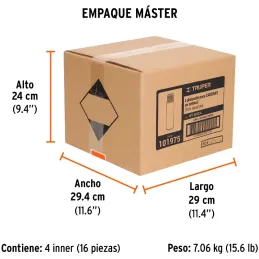 Grasa para Cadena Aerosol 400ml 14oz Cadenas Transmisiones Bicicletas, Truper WT-400CA 101975 Truper-Grasa para Cadena Aerosol 4