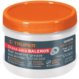 Grasa Automotriz de Betona 450g Baleros Rodamientos Altas Temperaturas y Velocidades, Truper GRAS-45B 101574 Truper-Grasa Automo