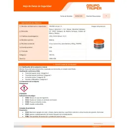 Grasa Automotriz de Betona 450g Baleros Rodamientos Altas Temperaturas y Velocidades, Truper GRAS-45B 101574 Truper-Grasa Automo
