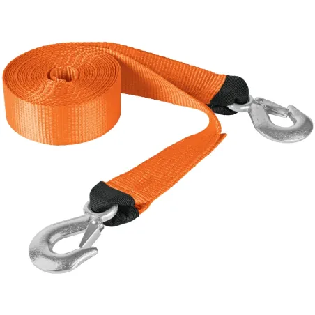 Correa para Remolque 5.8m x48mm con Gancho 2000kg, Truper CREM-2X58C 18344 Truper-Correa para Remolque 5.8m x48mm con Gancho 200