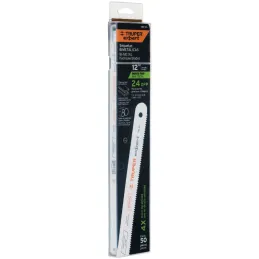 Hoja de Sierra 12" DDP24, Segueta Bimetalica acero M42 para Arco de Sierra, SBI-24 18101 Truper Truper-Hoja de Sierra 12" DDP24,