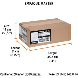 Hoja de Sierra 12" DDP24, Segueta Bimetalica acero M42 para Arco de Sierra, SBI-24 18101 Truper Truper-Hoja de Sierra 12" DDP24,