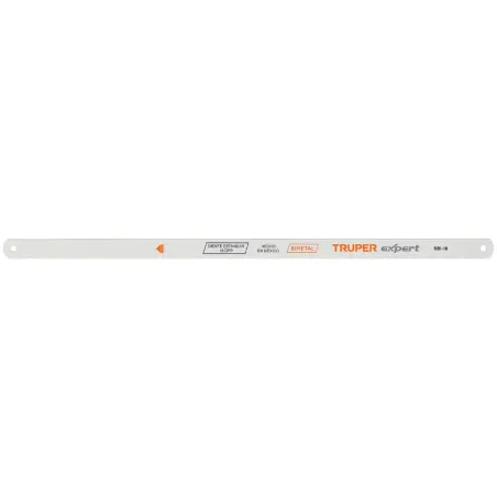 Hoja de Sierra 12" DDP18, Segueta Bimetalica acero M42 para Arco de Sierra, SBI-18 18100 Truper Truper-Hoja de Sierra 12" DDP18,
