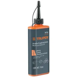 Aceite Lubricante Multiusos Protege Oxidacion y corrosion para metal 90 ml, A-31-90 16712 Truper Truper-Aceite Lubricante Multiu