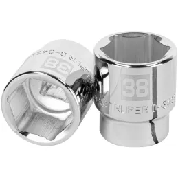 Dados 38mm E3/4 Hexagonales CrVanadio, Truper 14989 Truper-Dados 38mm E3/4 Hexagonales CrVanadio, Truper 14989 Fabricado en acer
