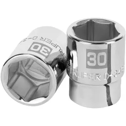 Dados 30mm E3/4 Hexagonales CrVanadio, Truper 14979 Truper-Dados 30mm E3/4 Hexagonales CrVanadio, Truper 14979 Fabricado en acer