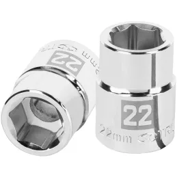 Dados 22mm E3/4 Hexagonales CrVanadio, Truper 14969 Truper-Dados 22mm E3/4 Hexagonales CrVanadio, Truper 14969 Fabricado en acer
