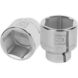 Dados 50mm E3/4 Hexagonales CrVanadio, Truper 14997 Truper-Dados 50mm E3/4 Hexagonales CrVanadio, Truper 14997 Fabricados en ace
