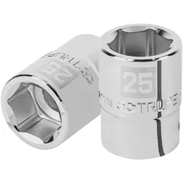 Dados 25mm E3/4 Hexagonales CrVanadio, Truper 14973 Truper-Dados 25mm E3/4 Hexagonales CrVanadio, Truper 14973 Fabricado en acer