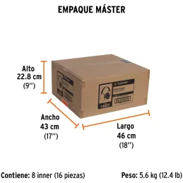 Protector Auditivo con Orejera Plegable, con almohadilla para mayor confort, Reduccion de Ruido 23db, OAJ-X 14007 Truper Truper-