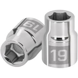 Dados 19mm E3/4 Hexagonales CrVanadio, Truper 14965 Truper-Dados 19mm E3/4 Hexagonales CrVanadio, Truper 14965 Fabricado en acer