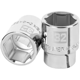 Dados 32mm E3/4 Hexagonales CrVanadio, Truper 14981 Truper-Dados 32mm E3/4 Hexagonales CrVanadio, Truper 14981 Fabricado en acer