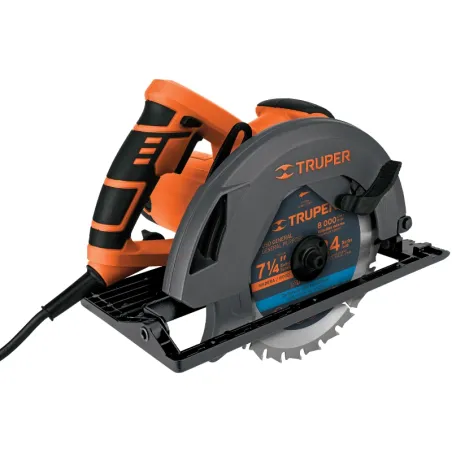 Sierra Circular Truper Profesional 1500W 5500RPM Incluye Disco 24D, SICI-7-1/4A3-2 11005 Truper Truper-Sierra Circular Truper Pr