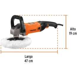 Pulidora 7" 1200W VV 600-3000RPM con ccesorios Truper 16713 Truper-Pulidora 7" 1200W VV 600-3000RPM con ccesorios Truper 16713 M