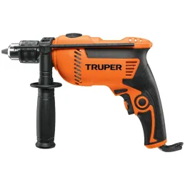 Taladros Percutores 1/2" 600W 3000RPM 44800GPM Velocidad Reversible, ROTO-1/2A7-2 15346 Truper Truper-Taladros Percutores 1/2" 6