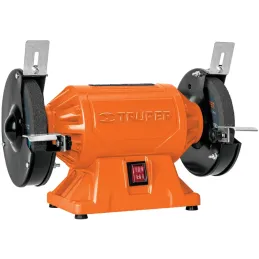 Amoladora Esmeriladora de Banco 6" 370W 1/2HP 3500RPM, Incluye 2 Piedras, EBA-650-260 16142 Truper Truper-Amoladora Esmeriladora