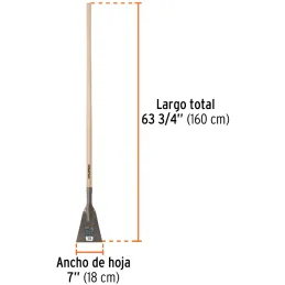 Raspadores 7" Largo 1.37M con Mango tropical, SCR-7 18652 Truper Truper-Raspadores 7" Largo 1.37M con Mango tropical, SCR-7 1865