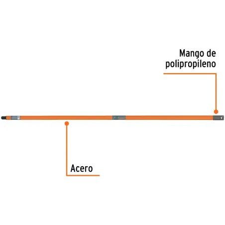 Extension Telescopica 1.2m Acero para Rodillos y Cepillos Truper 10547 Truper-Extension Telescopica 1.2m Acero para Rodillos y C
