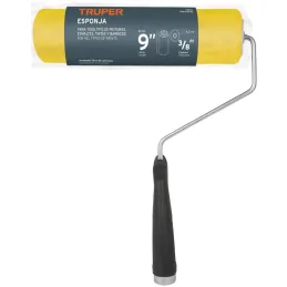 Rodillo para Pintar 9" Superficie Lisas Diametro 37.8mm Espesor 9.5mm en Esponja, ROPI-910E 13841 Truper Truper-Rodillo para Pin