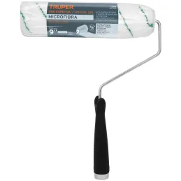 Rodillo para Pintar 9" Superficie Lisas Diametro 37.8mm Espesor 9.5mm en Microfibra, ROPI-910M 13894 Truper Truper-Rodillo para 