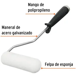 Rodillo Mini para Pintar 4" Diametro 37.8mm Espesor 19mm en Esponja, ROPI-420E 13903 Truper Truper-Rodillo Mini para Pintar 4" D