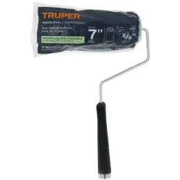 Rodillo para Pintar 7" Superficie Poca rugosas Diametro 37.8mm Espesor 15mm, ROPI-715 13880 Truper Truper-Rodillo para Pintar 7"