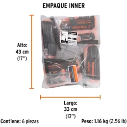 Rodillo para Pintar 9" Superficie rugosas Diametro 37.8mm Espesor 30mm, ROPI-930 13879 Truper Truper-Rodillo para Pintar 9" Supe