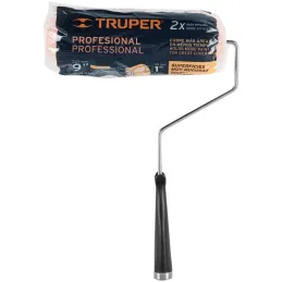 Rodillo para Pintar 9" Superficie rugosas Diametro 37.8mm Espesor 25mm, ROPI-925 13878 Truper Truper-Rodillo para Pintar 9" Supe