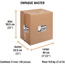 Rodillo para Pintar 9" Superficie rugosas Diametro 37.8mm Espesor 25mm, ROPI-925 13878 Truper Truper-Rodillo para Pintar 9" Supe