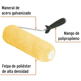 Rodillo para Pintar 9" Superficie rugosas Diametro 37.8mm Espesor 19mm, ROPI-920 13877 Truper Truper-Rodillo para Pintar 9" Supe