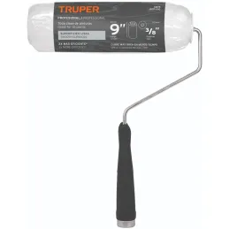 Rodillo para Pintar 9" Superficie Lisas Diametro 37.8mm Espesor 9.5mm, ROPI-910 13875 Truper Truper-Rodillo para Pintar 9" Super