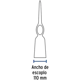 Pico Zapapico Peruano 5lb o 2.26kg, en acero alto Carbono, Sin Mango, TP-5UL 41007 Truper Truper-Pico Zapapico Peruano 5lb o 2.2