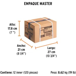 Grapas 5/16" Corona 29/64" Calibre 25 x1000u para Engrapadora ET-21 ET-21P, ET-21-5/16 17971 Truper Truper-Grapas 5/16" Corona 2