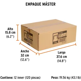 Grapas 1/2" Corona27/64" Calibre 24 para Engrapadora ET-50 50X 50P, ET-50-1/2 17968 Truper Truper-Grapas 1/2" Corona27/64" Calib