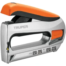 Engrapadora Clavadora Tipo Pistola 1/4 5/16 3/8 1/2 9/16" Clavos 5/8" C18, ET-50X 17981 Truper Truper-Engrapadora Clavadora Tipo