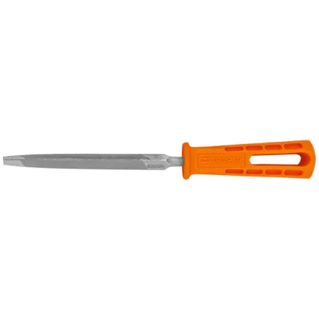 Limas Triangulo Bastardas 4" Ancho 3/8", Mango de Polipropileno, LTP-4M 10916 Truper Truper-Limas Triangulo Bastardas 4" Ancho 3