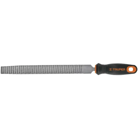 Limas Media Caña Escofinas Bastardas 6" Ancho 5/8" Espesor 3/16", Mango Comfort Grip, LES-6T 15319 Truper Truper-Limas Media Cañ